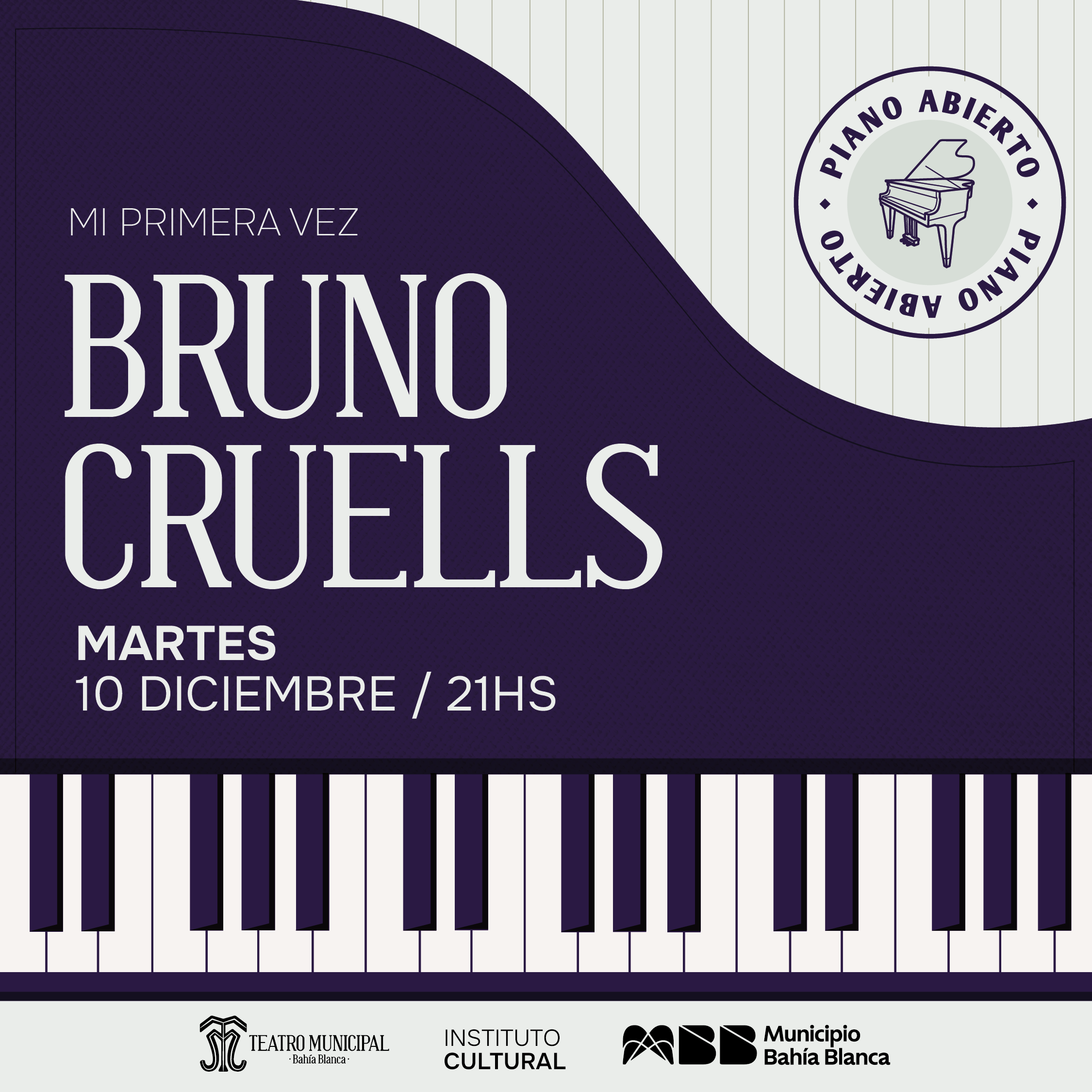 PIANO ABIERTO. BRUNO CRUELLS