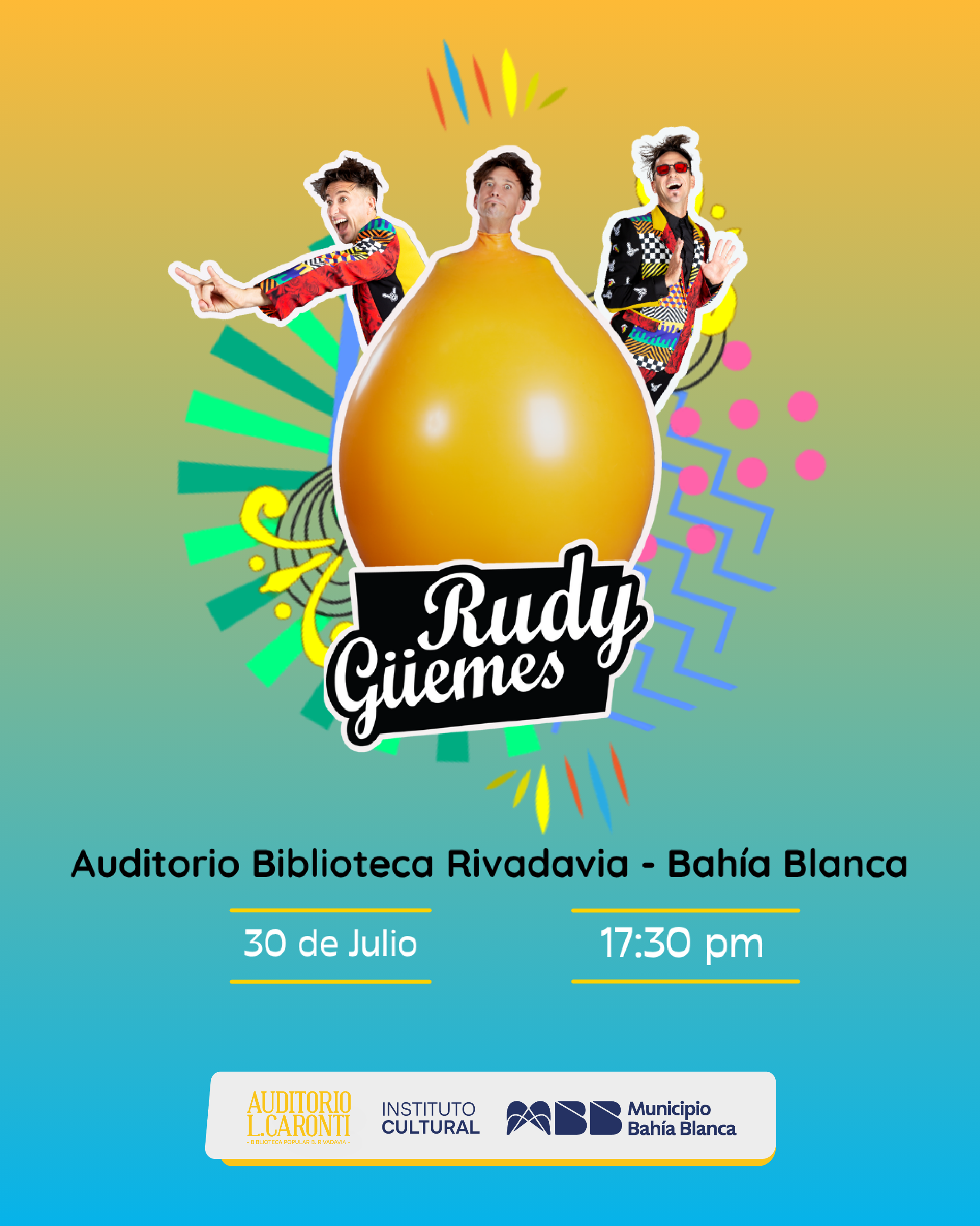 RUDY GÜEMES EN SU ESPECTACULAR ESPECTÁCULO