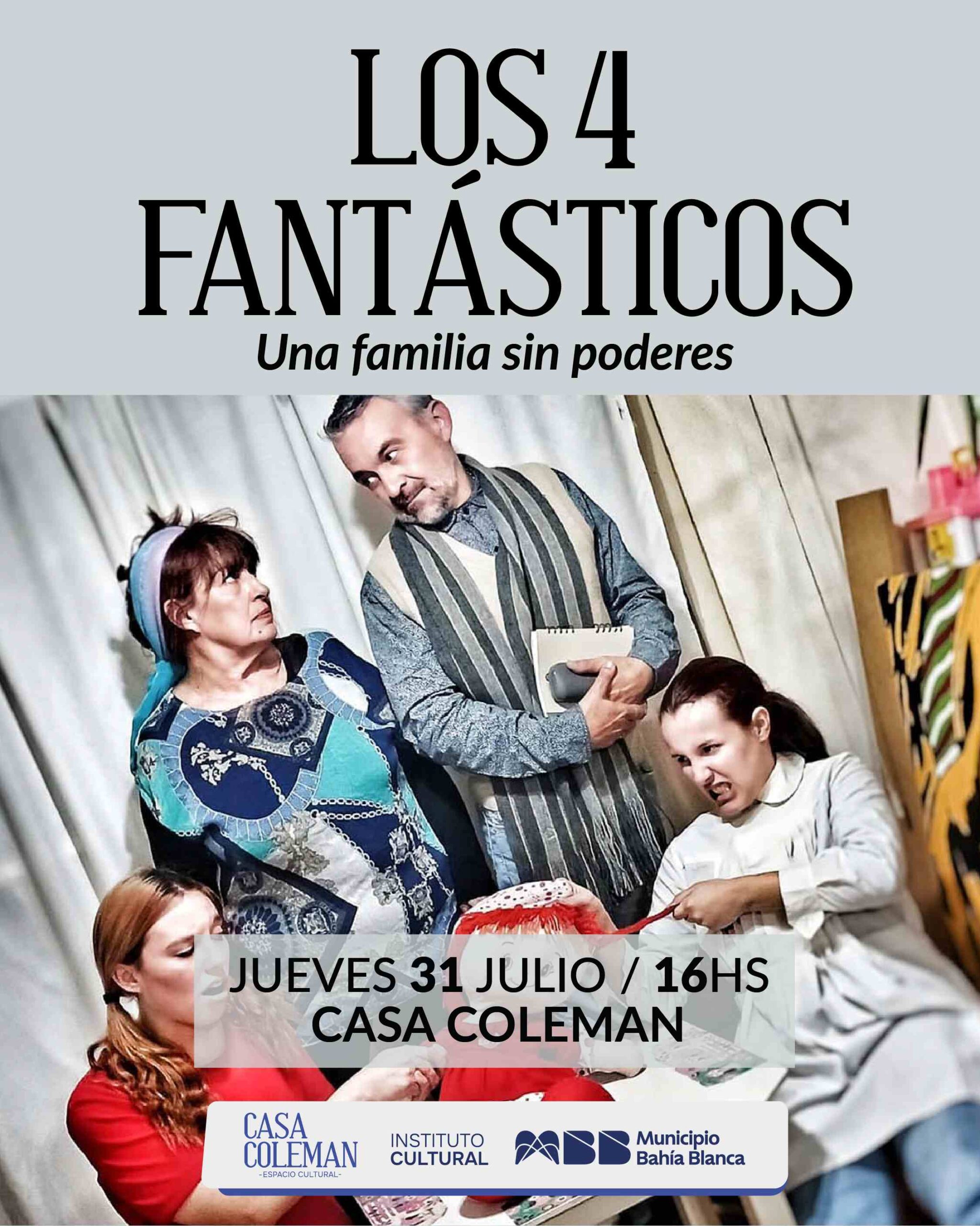 LOS 4 FANTÁSTICOS. UNA FAMILIA SIN PODERES