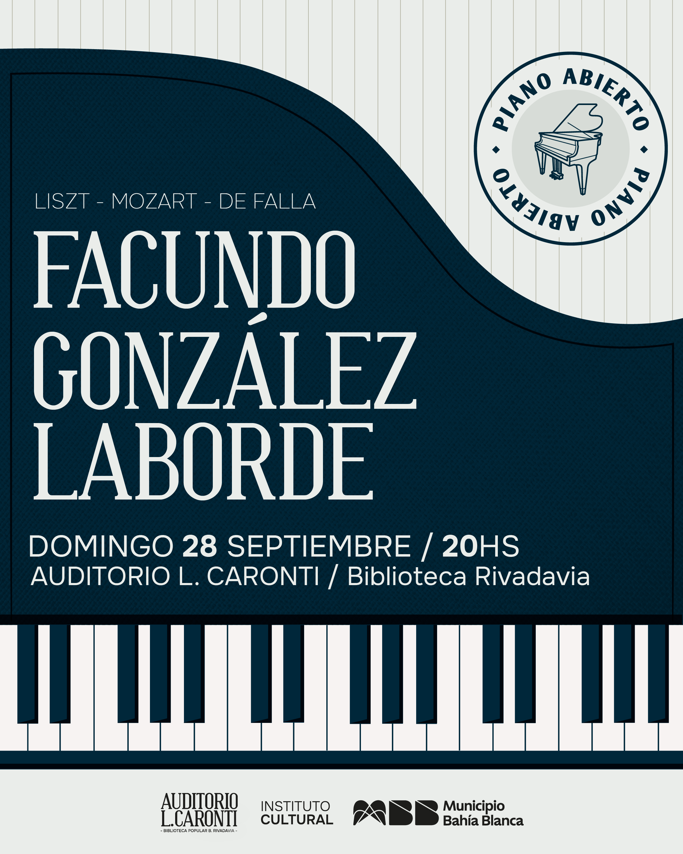 CONCIERTO DE PIANO, FACUNDO GONZALEZ LABORDE