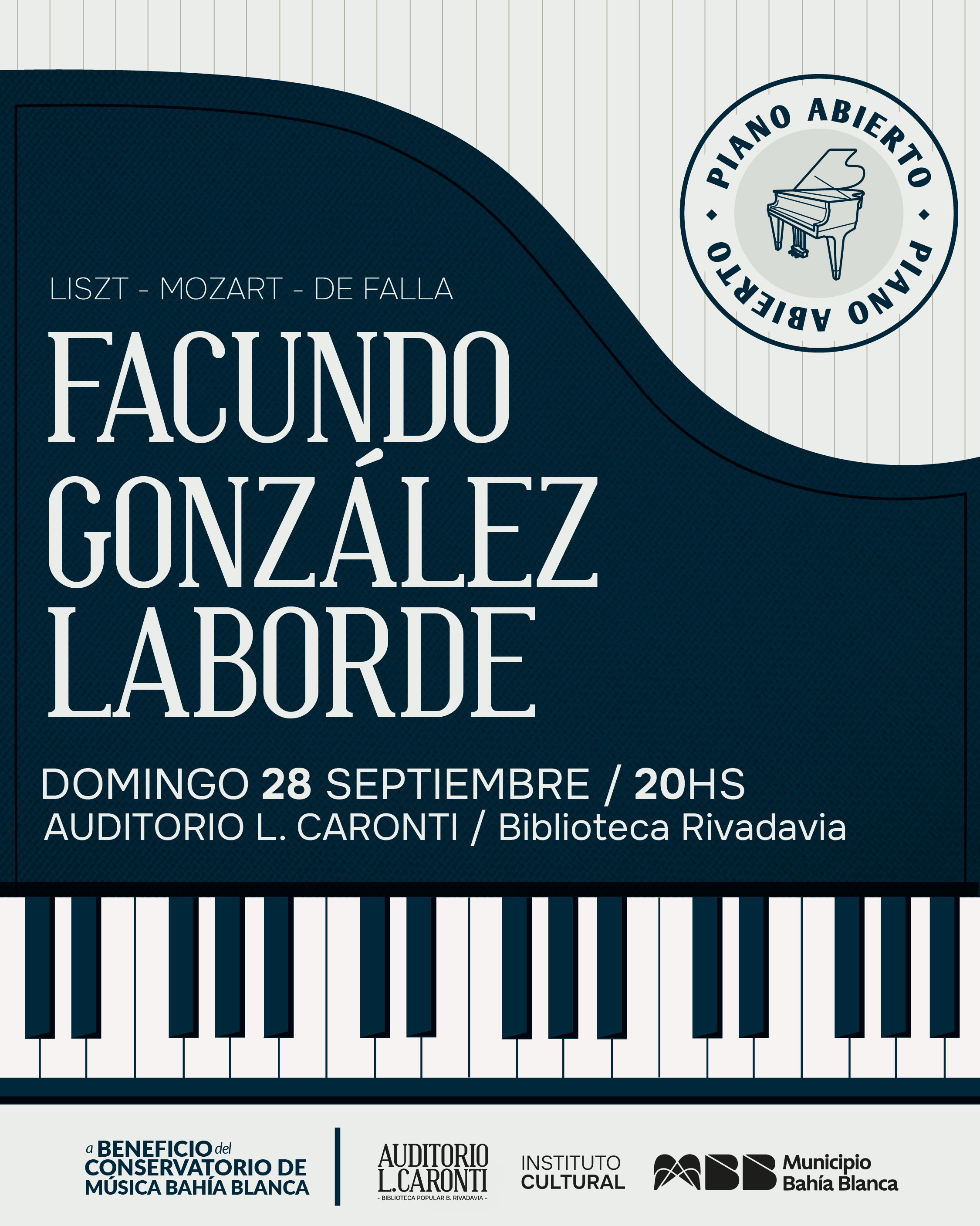 CONCIERTO DE PIANO, FACUNDO GONZALEZ LABORDE