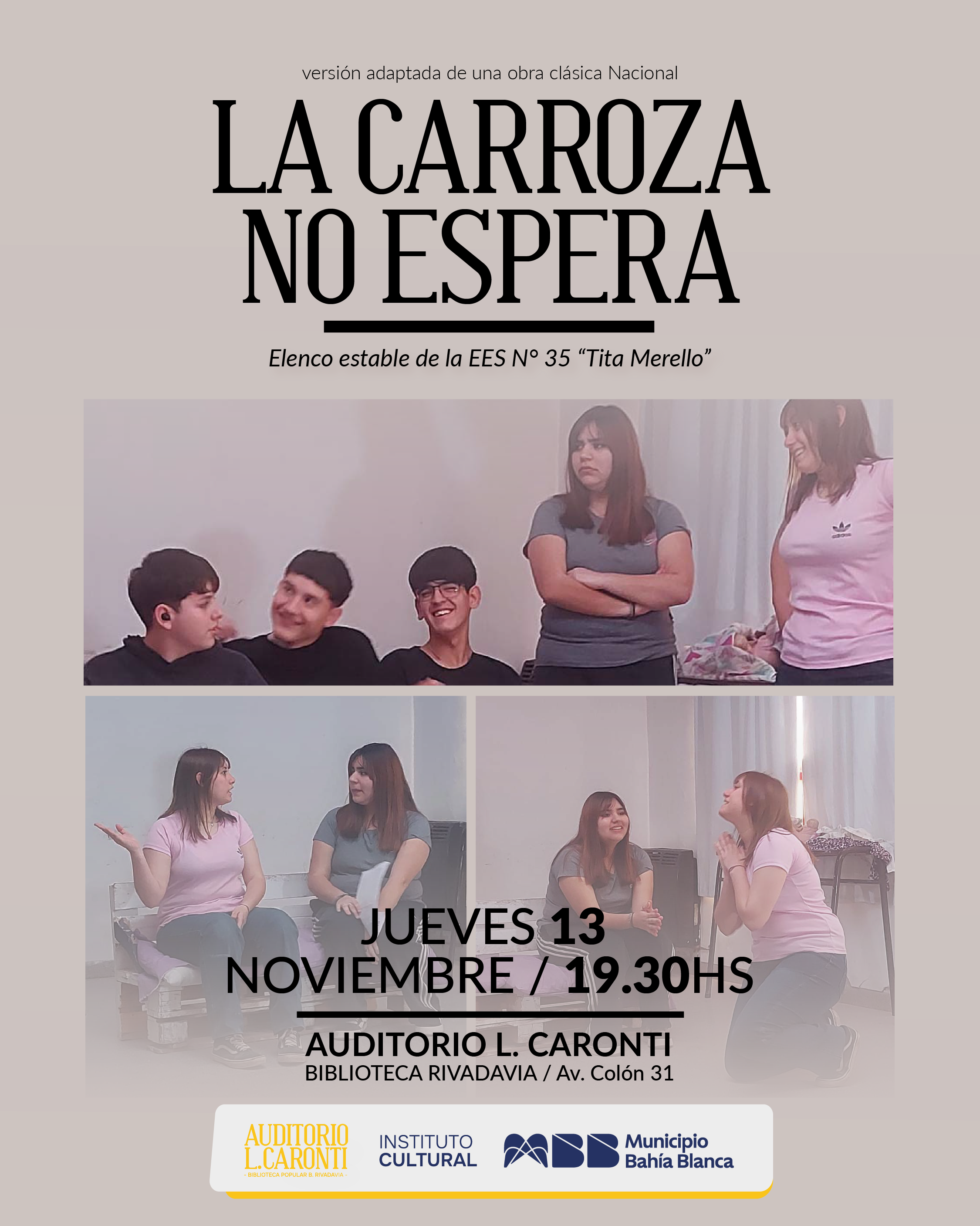 LA CARROZA NO ESPERA