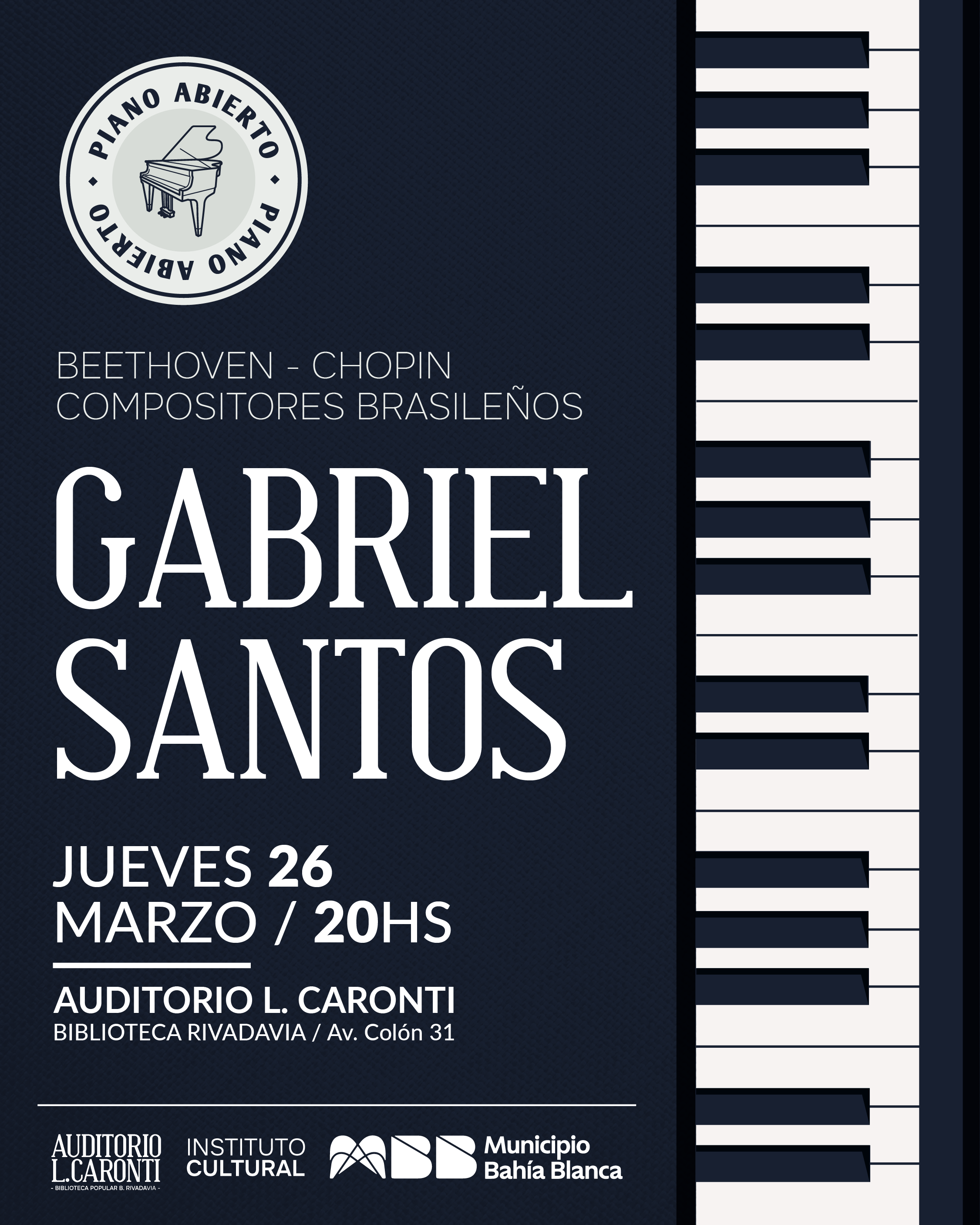 PIANO ABIERTO – GABRIEL SANTO