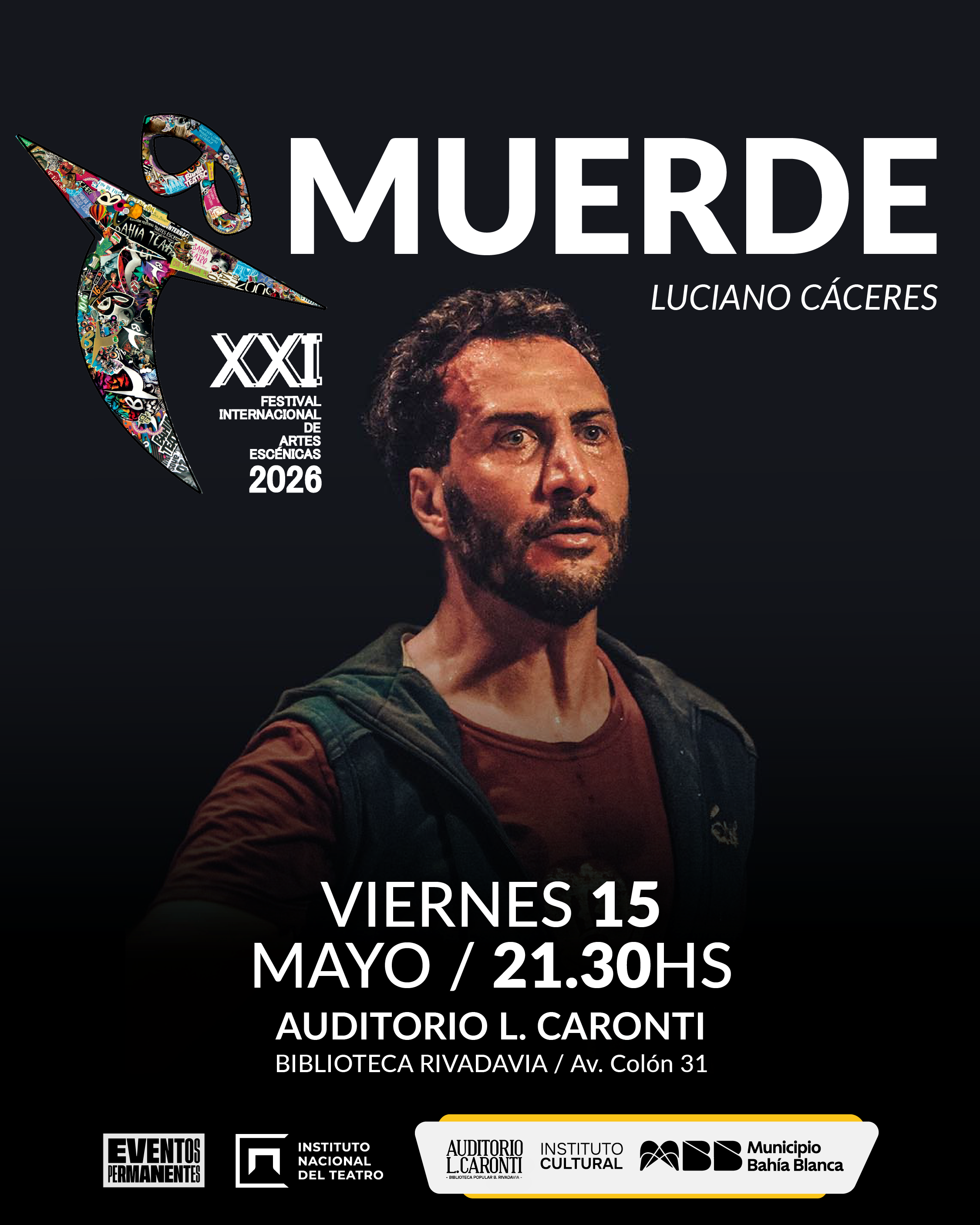 XXI FESTIVAL INTERNACIONAL DE ARTES ESCÉNICAS BAHÍA TEATRO 2026