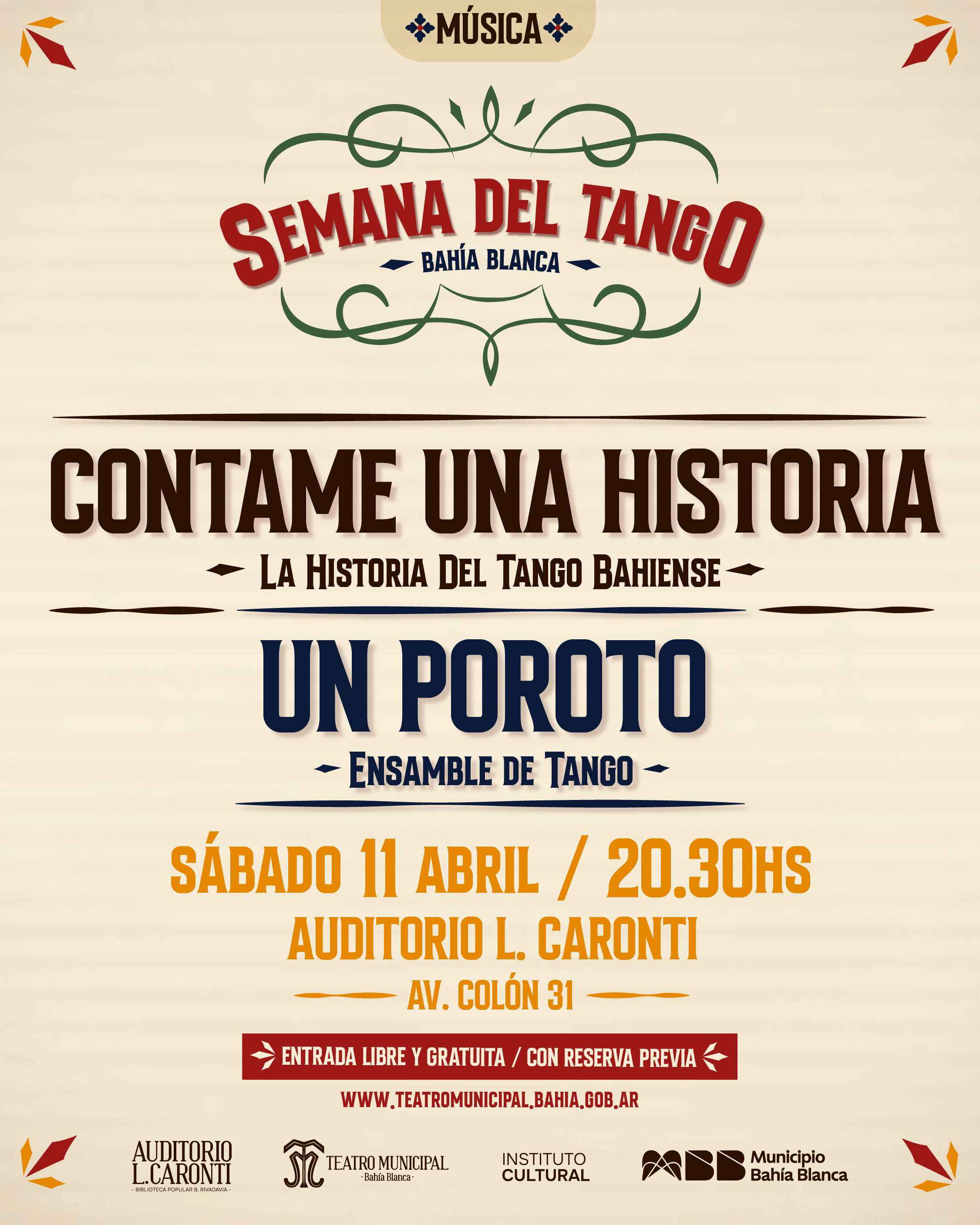 CONTAME UNA HISTORIA + UN POROTO