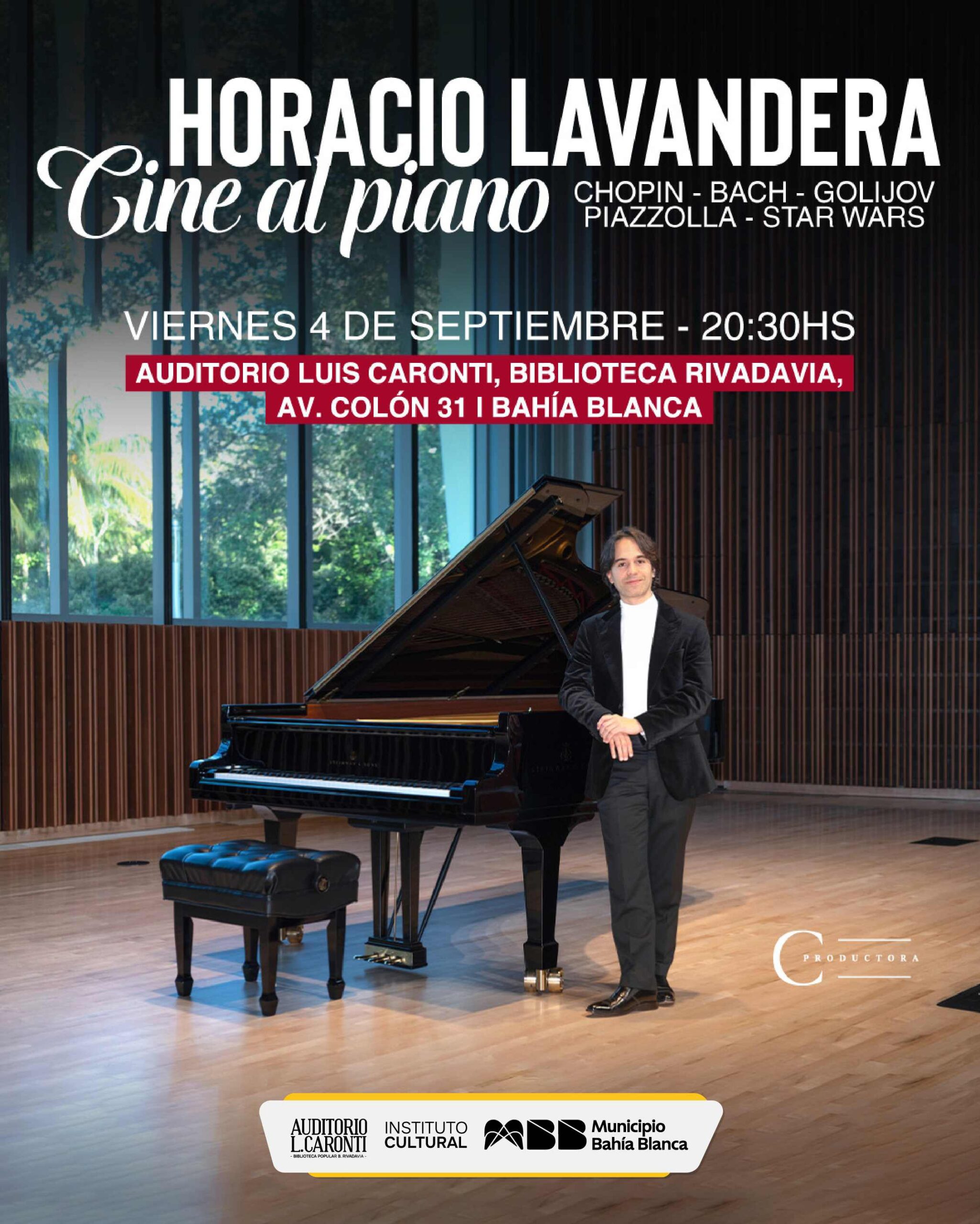 HORACIO LAVANDERA, CINE AL PIANO