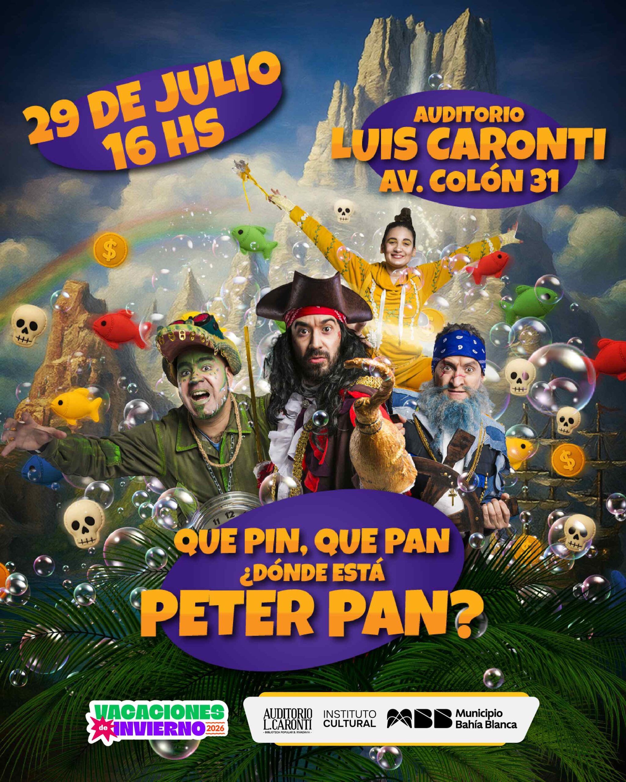 QUE PIN, QUE PAN ¿DÓNDE ESTÁ PETER PAN?