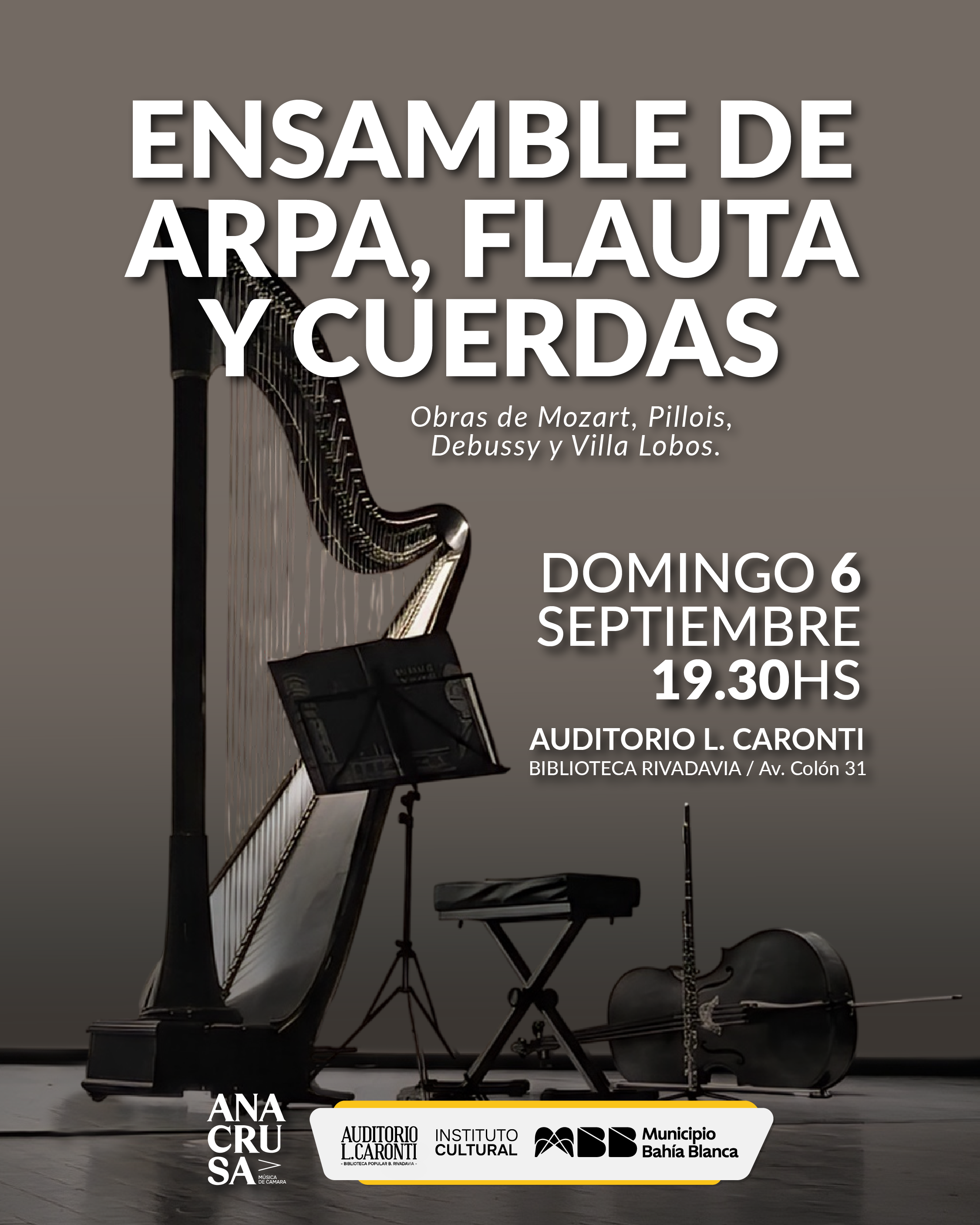 ENSAMBLE DE ARPA, FLAUTA Y CUERDAS